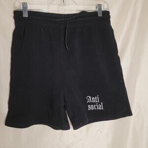 Rue21 Black Anti Social Print Shorts - Women's